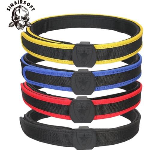 SINAIRSOFT Military Tactical IPSC Belt Adjustable Tactical Equipment Combat Waist Shooting Belt For Hunting Paintball SA4613