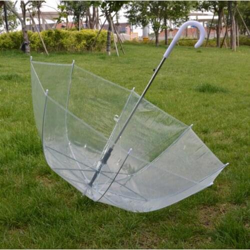 Bubble Deep Dome Umbrella Apollo Transparent Clear Umbrella Arch Mushroom Umbrella Weeding Decoration SN592
