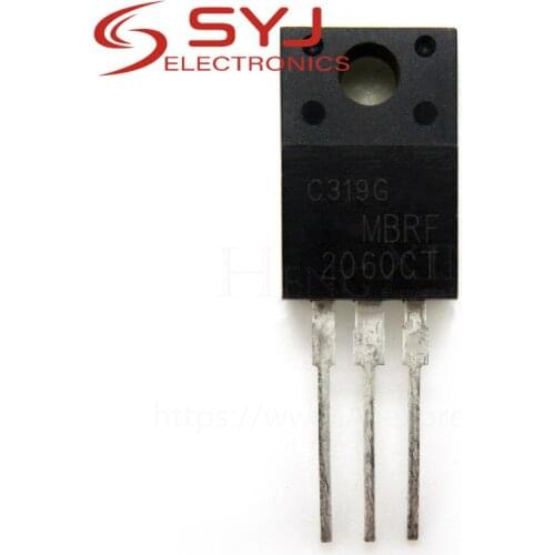 10pcs/lot MBRF2060CT MBRF2060 MBR2060 MBRF20200CT MBRF20200 20200CT TO-220F In Stock