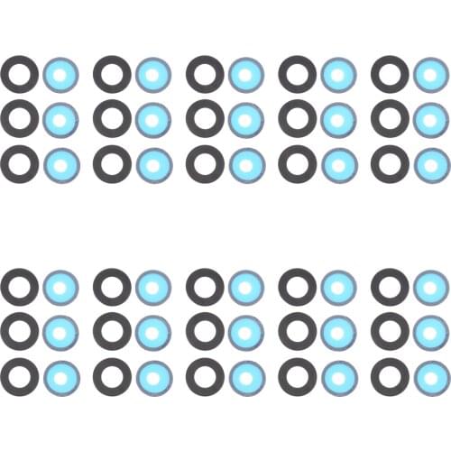 10 PCS Back Camera Lens for Samsung Galaxy A52 5G SM-A526 Replacement Components Repair Parts