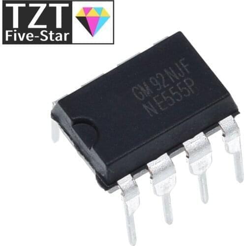 100PCS/LOT New NE555 NE555P NE555N 555 Timers DIP-8 TEXAS