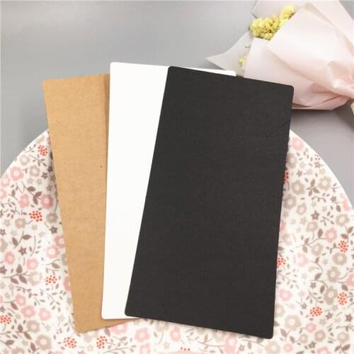 100Pcs/Lot Tricolor Jewelry Display Card For Necklace Bracelet Anklet Fixed Holder Square DIY Blank Necklace Display Cards Tags