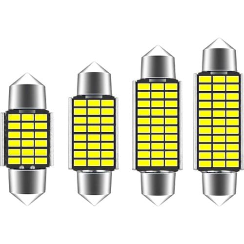 12V C5W LED C10W Festoon Light Interior Light 31mm 36mm 39mm 41mm Car LED 3014 SMD 27SMD Doom Lamp Reading Light