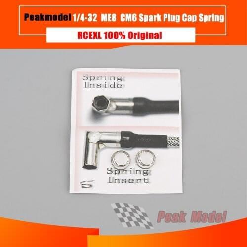 2PCS/pack Rcexl In 1/4-32 ME8 / ME-8 /CM-6 / CM6 Spark Plug Cap Inside Spring Ignition RC engine Parts