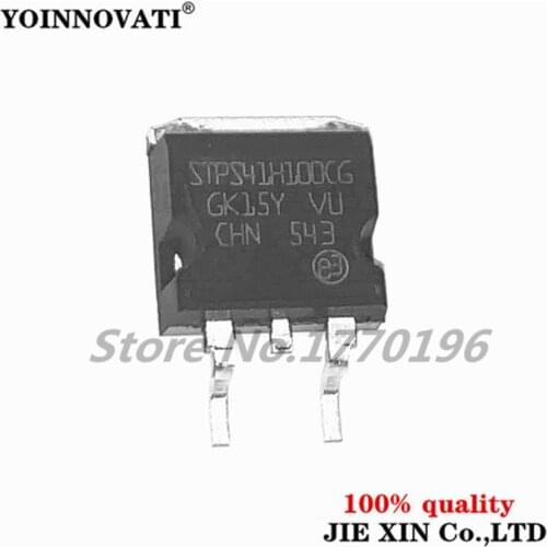 5PCS STPS41H100CG STPS41H100 TO-263 100V 41A