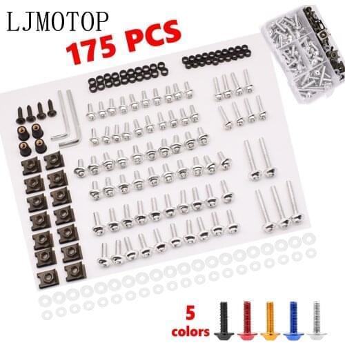 Aluminum Motorcycle Fairing Screws Nuts Kit Moto Body Work Bolts Screw For Yamaha MT10 mt 07 09 10 mt-07mt-09 mt-10 FZ07 FZ09