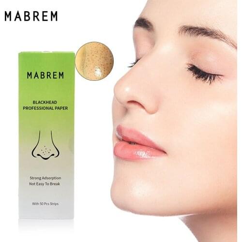 50pcsNose Paper Blackhead Acne Oil Suction Sticker Acne Treatment T Zone Care Oil Absorption Oil Control Special Paper Skin Care