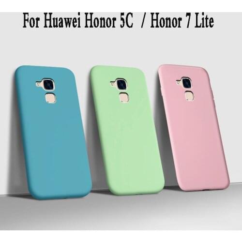 Fundas Case For Huawei honor 5C Liquid Silicone Phone Case For Huawei Honor 5C 7 Lite Gt3 Gr5 Mini Back Cover armor Coque 5.2"