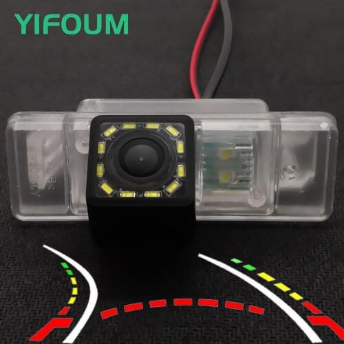YIFOUM Dynamic Trajectory Tracks Car Rear View Camera For Citroen C2 C3 C4 C5 C6 C8 DS3 DS5 C-Quatre C-Elysee C-Triomphe Elysee
