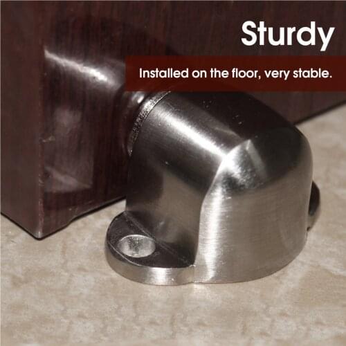 Stainless Steel Door Strong Magnetic Door Stopper Suction Gate Engineering Project Supporting Hardware Door Stop