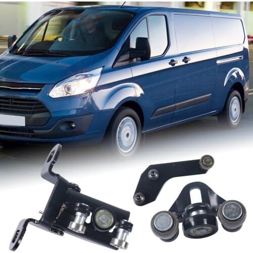 Left Side Sliding Door Rollers Top Middle Bottom Runners Kit AC11V268K35BA 1705694 for Ford Transit MK6 MK7 Engines