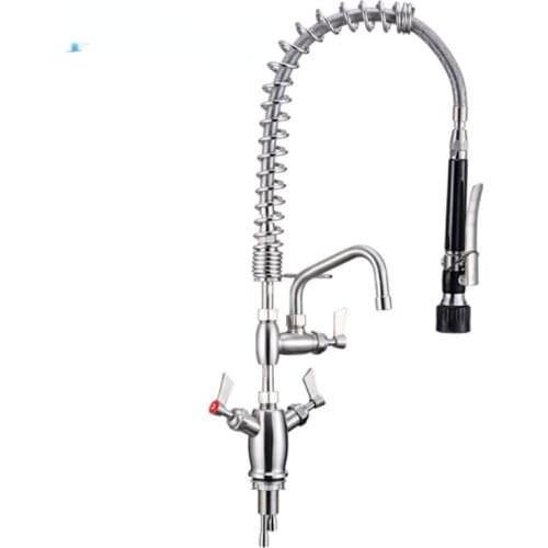 Kitchen Accessories Stainless Steel Commercial Pre Rinse Water Sink Basin Tap