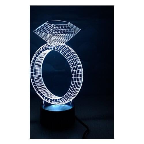 Best Gift for Sweetheart/Lover/WifeChristmas Decoration Light/ USB Operated Led Light/Romantic Birthday Gifts Diamond Shape