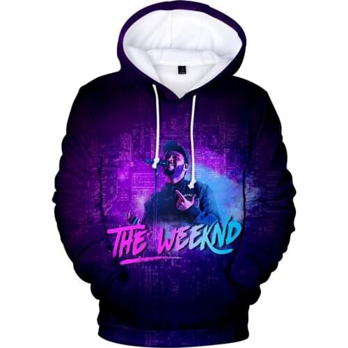 Fashion the Weeknd Hoodies 3D Print Spring Winter Men/Women Casual Sweatshirt the Weeknd Leisure Style Personality Hoodie