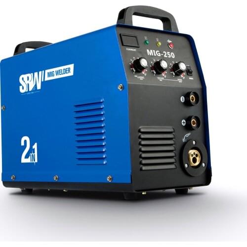 MIG-250 Cheap outstanding inverter Welding machine Multi-function 2IN1 ARC MIG / MAG welder with IGBT technology for Aluminium