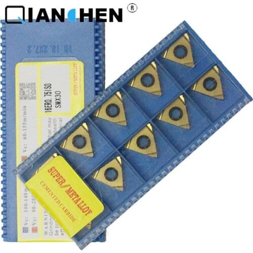 Genuine SanHan CNC blades 16ER0.75ISO SMX30internal and external threaded blades 10 pieces per box