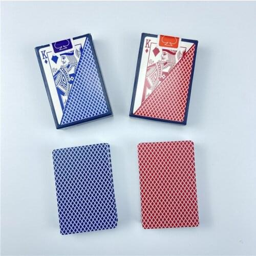 10pcs/Lot Poker Card Plastic Playing Cards Baralho Baccarat Texas Hold'em Waterproof Frosting Board Pokers Game Entertainment