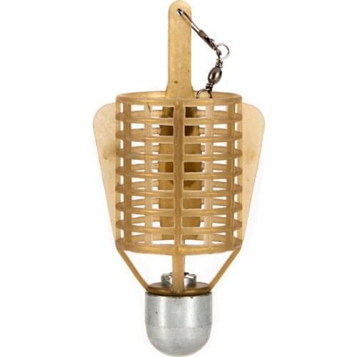 20g / 30g / 40g / 50g fishing feeder bait trap net cage heavy iron head fishing tool marine nest feeder accessories portable