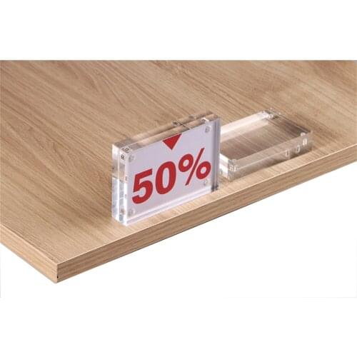 Christmas Gift Acrylic Clear Photo Frame Creative Crystal Picture Frame Bedroom Deck Decor 55x82mm 60x90mm 75x105mm 100 X150mm