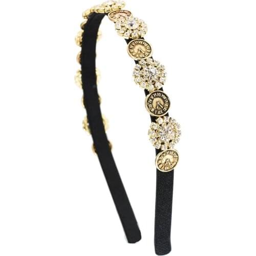 Baroque Style Royal Queen Crown Crystal Rhinestone Wedding Tiara for Women Girl Party Hairbands Costume Bridal Hair Accessories