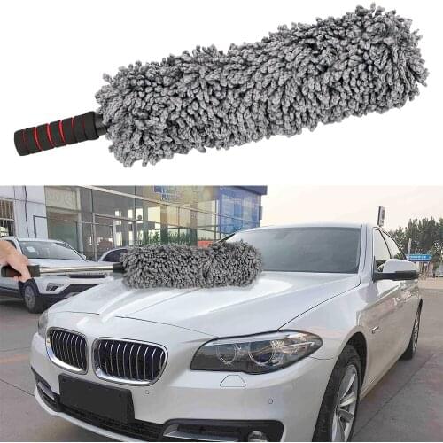 Universal Car Duster Brush Adjustable Soft Microfiber Cleaner Care Vehicle Dust Clean Auto Dirt Polishing Washing Tool