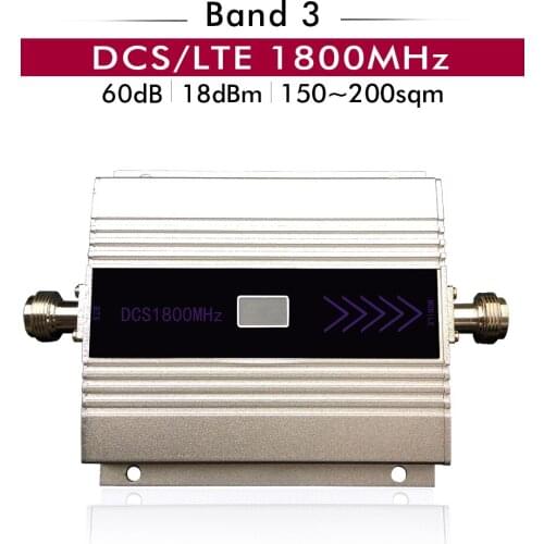 4G LTE DCS 1800 Mobile Signal Booster DCS/LTE 1800 (Band 3) Cell Phone Signal Repeater 4G LTE Network Cellular Signal Amplifier