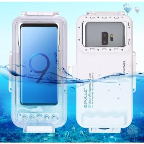 PULUZ 45m Waterproof Diving Housing Photo Video Taking Underwater Cover Case for OTG Smartphones Phone with Type-C Port