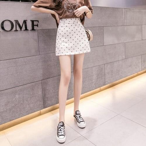 Summer Autumn Fashion S-2XL Office Lady High Waist Stitching A-Line Short Skirt Cute Woman Sweet Girls Safety Pants Mini Skirts