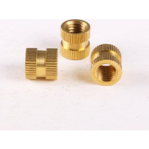 100PCS Brass Knurled Nuts Insert Embedded Nuts M2 * 3* 3.5 GB809