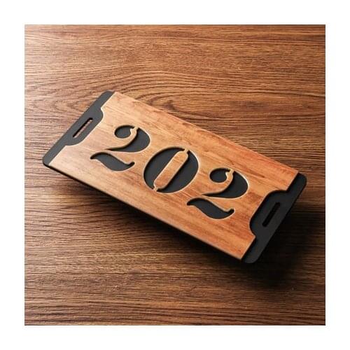 150 * 70mm house number; European-style door sign; port number; tailor-made; Apartment, house, Hotel, Villa door plate