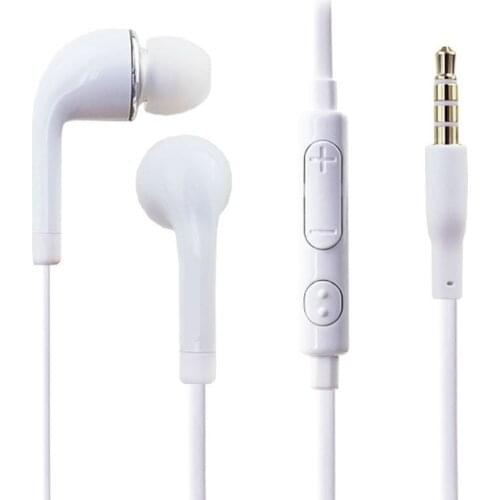 3Pcs 3.5mm In-Ear Earphone 1.2M Cable Headset Stereo Earbud Headphone W/Mic For Samsung Galaxy Dropshipping