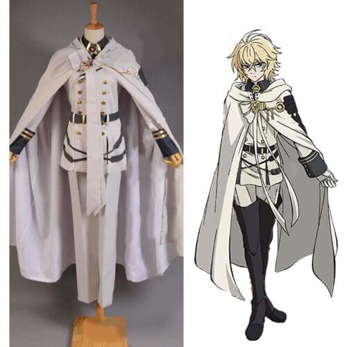 Hot Anime Seraph Of The End Cosplay Costume Owari no Seraph Mikaela Hyakuya Cosplay Costume High Quality Uniforms Full Sets