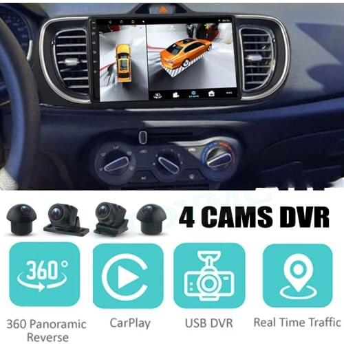 For KIA Soluto Sephia Pegas AB 2017~2021 Car Multimedia Audio Radio Navigation NAVI Player Built-in CarPlay 360 BirdView