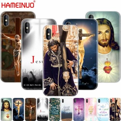 HAMEINUO bible quotes verse Jesus cross cell phone Cover case for iphone X 8 7 6 4 4s 5 5s SE 5c 6s plus