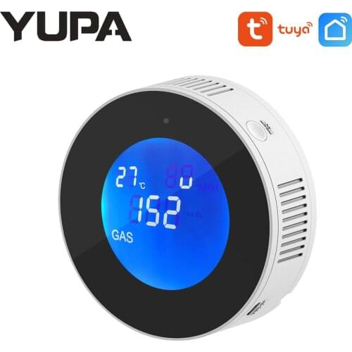 YAOSE PA-210W Tuya Wifi Gas Detector Combustible Natural Gas Leakage Alarm Sensor SmartLife App Control for Home Security Alarm