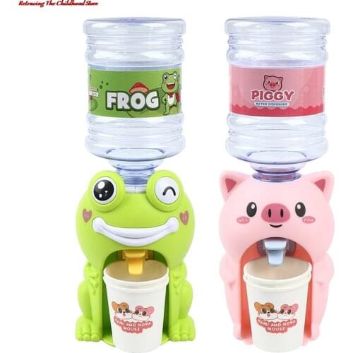 Kids *23cm Mini Drink Water Dispenser Toy Kitchen Play House Toys Electric Small Appliances Toys for Children Game Toys