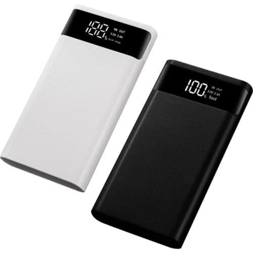 Dual USB QC3.0 6x18650 Batteries DIY Power Bank Box Holder Case Quick Charger