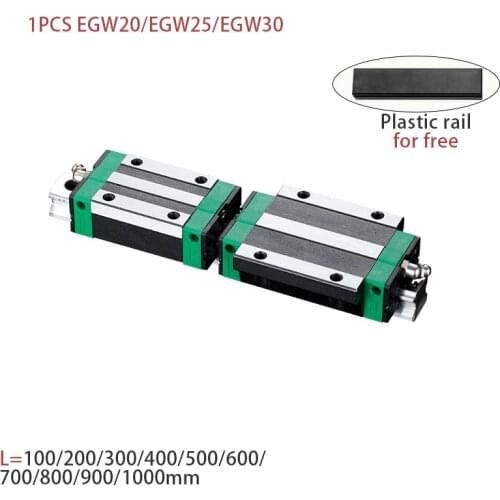 EGW15 EGW20 EGW25 EGW30 L 100 200 400 600 800mm heavy linear rail slide 1pc EGW15 linear guide 1pc EGW15 carriage CNC 3D Print