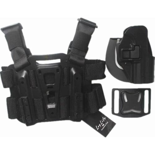 HK USP Compact RH Pistol Paddle & Belt Drop Leg Holster gun Holster