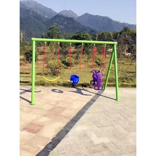 Outdoor baby swing chair playground childrens plastic slide garden toys seat kids monkey bars set children child swing nest Q25