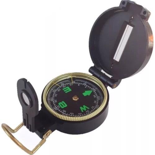 Outdoor Compass Portable Green Folding Clamshell Mini Multi Function Compass For Outdoor Activities Navigation