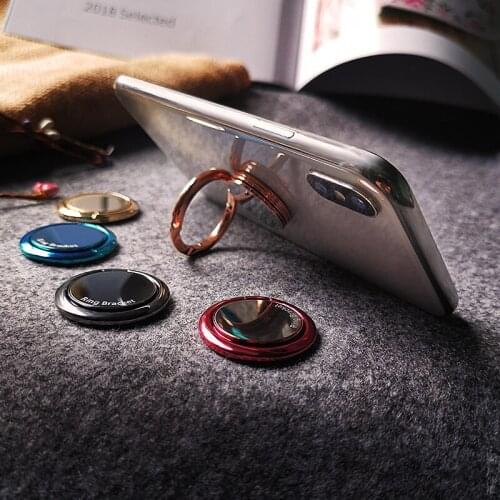 Mobile Phone Ring Holder Accessories Magnetic Car Bracket Socket Stand for mobile phones metal Multifunctional rotation