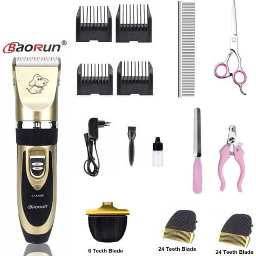 Electrical Cat Hair Trimmer USB Charging Pet Hair Clipper Rechargeable Low-Noise Dog Hair Remover Grooming Hair Cutter Machine