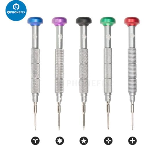 2UUL Precision Screwdriver Set Aluminium Handle Ultra Hard Scroo Screwdrivers For iPhone iPad Tablet Combat Disassembly Tool