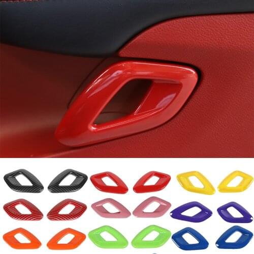 ABS Inner Door Handle Panel Cover Decoration Trim for Dodge Challenger 2015-2021 Car Accessories Interior