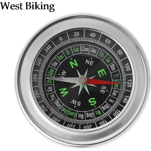Stainless Steel Compass Outdoor Camping Hiking Pocket Portable Navigation Tool