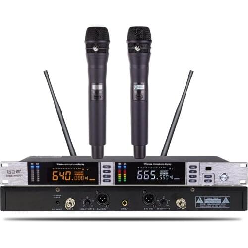 Factory direct clip uhf receiver outdoor fm headset head wireless microphone