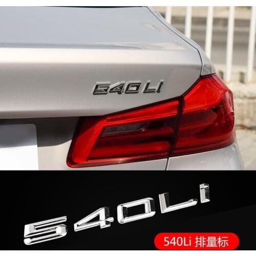 Applicable to 18 models 21 BMW new 5 series 530LI540LIi displacement standard digital standard car tail car standard car sticker