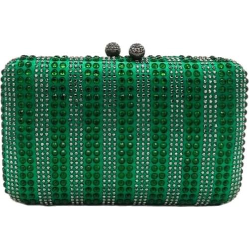 2020 luxury diamond evening clutch bling banquet bags for ladies wedding party dinner wallets with chain M574