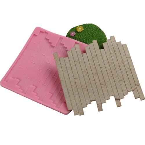 Sugarcraft Wall Bricks Texture Silicone Mold Fondant Mold Cake Border Decorating Tools Chocolate Gumpaste Baking Mold